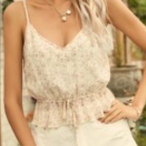 SHEIN floral top size medium